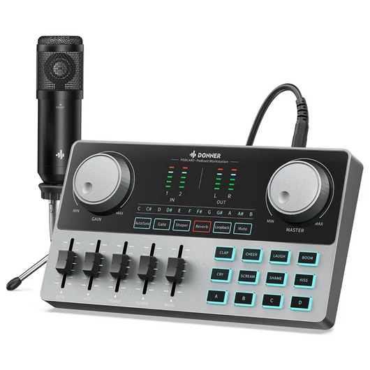 Donner - Do-Podcard -EC2818- Podcard All-in-One Podcast Felszerelés