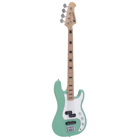 Dimavery - PB-550 E-BASS elektromos basszusgitár szörf zöld színben