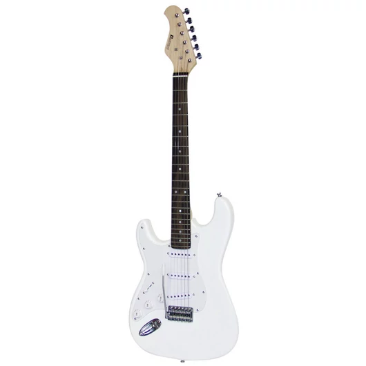 Dimavery - ST-203 Balkezes elektromos gitár fehér