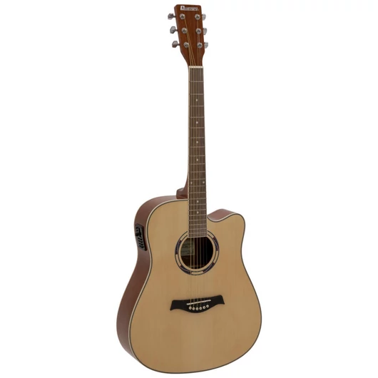 Dimavery - DR-520 Dreadnought gitár elektronikával natúr
