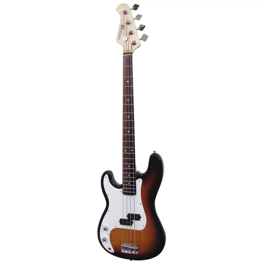 Dimavery - PB-320 E-Bass LH balkezes elektromos basszusgitár sunburst, szemből