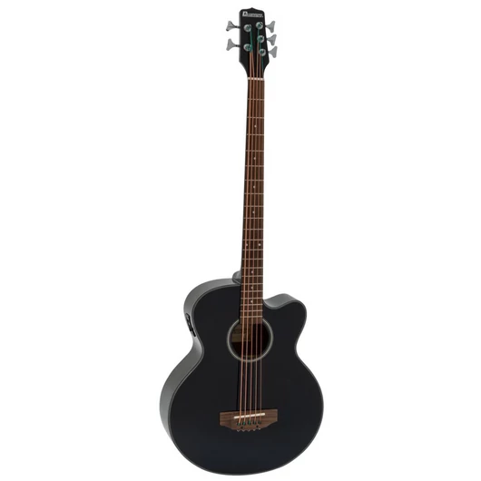 Dimavery - AB-455 Akusztikus 5 húros basszusgitár elektronikával fekete, szemből
