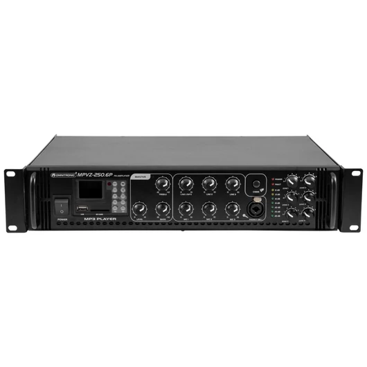 OMNITRONIC - MPVZ-250.6P PA Mixing Amp