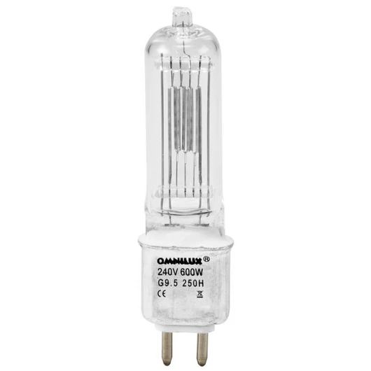 OMNILUX - 240V/600W G-9.5 250h 3200K