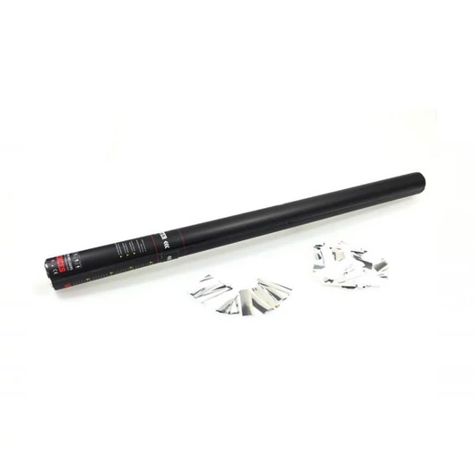 TCM FX - Electric Confetti Cannon 80cm, white/silver