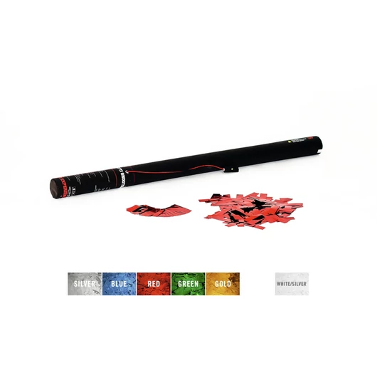 TCM FX - Electric Confetti Cannon 80cm, red metallic
