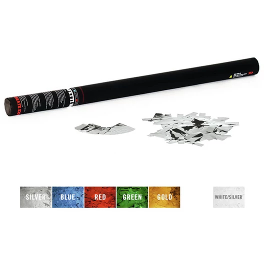 TCM FX - Handheld Confetti Cannon 80cm, silver