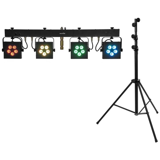 EUROLITE Set LED KLS-902 + STV-60-WOT EU Steel stand black
