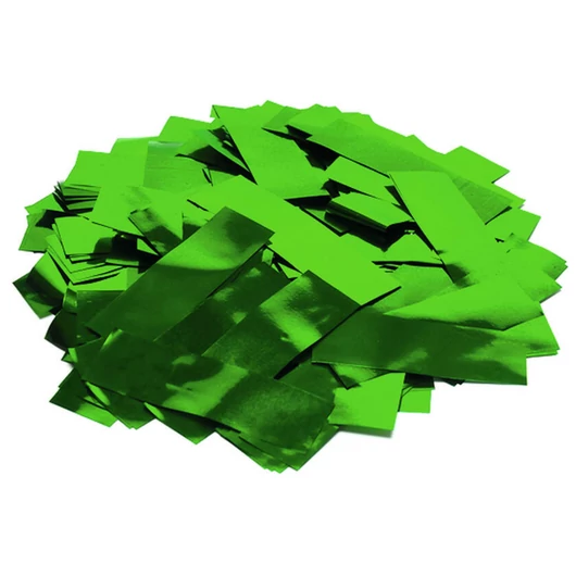 TCM FX Metallic Confetti rectangular 55x18mm, green, 1kg