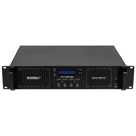 OMNITRONIC MTC-3204DSP 4-Channel Amplifier with DSP