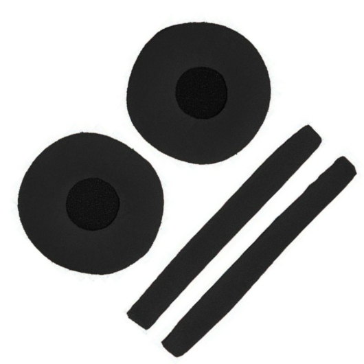 Zomo - fülpárna Sennheiser HD-25-höz fejpárnával fekete velúr