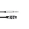 OMNITRONIC - Adaptercable XLR(F)/Jack stereo 2m bk