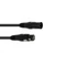 Eurolite - XLR papa - XLR mama 3 pólusú standard 512 csatornás DMX Kábel, 1 Méter