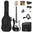 Kép 1/7 - Max - Gigkit Elektromos basszusgitár szett (20W erősítő, táska, hangoló, pengetők) – Fekete