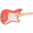 Kép 3/5 - Squier - Sonic Bronco Bass MN Tahitian Coral 4 húros elektromos basszusgitár