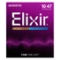 Kép 1/3 - Elixir - 80/20 Bronze PolyWeb 10-47 Light 12 húros akusztikus gitárhúr készlet