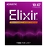 Kép 1/3 - Elixir - Phosphor Bronze NanoWeb 10-47 Light 12 húros akusztikus húrkészlet
