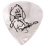 Kép 2/2 - Ibanez - 1000PG PW Paul Gilbert Signature fehér gitár pengető hátlap