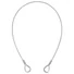 Kép 2/2 - EUROLITE Steel Rope 600x3mm silver with Thimbles