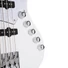 Kép 4/16 - Cort elektromos basszusgitár, 5 húros, prémium tokkal, fehér