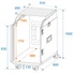 Kép 2/8 - ROADINGER Special Combo Case LS5 Laptop Desk, 17U