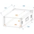 Kép 4/5 - ROADINGER Rack PRO 4U 45cm
