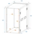 Kép 2/6 - ROADINGER Rack Profi 18U 45cm