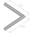 Kép 2/2 - ALUTRUSS SINGLELOCK SPAC-21 QUICK-LOCK Corner 90°