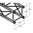 Kép 2/2 - ALUTRUSS DECOLOCK DQ4-4000 4-way Cross Beam