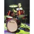 Kép 3/5 - DIMAVERY JDS-305 Kids Drum Set, red