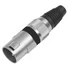 Kép 1/2 - OMNITRONIC - XLR plug 3pin bk 10x