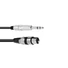 Kép 1/4 - OMNITRONIC - Adaptercable XLR(F)/Jack stereo 2m bk