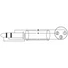 Kép 4/4 - OMNITRONIC Adapter Cable XLR(F)/Jack stereo 2m bk
