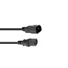 Kép 1/2 - OMNITRONIC - IEC extension 3x1.0 1m bk