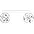 Kép 3/3 - OMNITRONIC Speaker Cable Speaker 2x2.5 5m bk