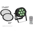 Kép 8/8 - EUROLITE LED IP PAR 7x8W QCL Spot