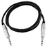 Kép 2/5 - OMNITRONIC Jack Cable 6.3 stereo 1m bk ROAD