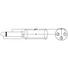 Kép 4/4 - OMNITRONIC Adapter Cable XLR(F)/Jack mono 0.9m bk