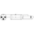 Kép 4/4 - OMNITRONIC Adapter Cable XLR(M)/Jack mono 2m bk