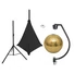 Kép 1/2 - EUROLITE Set Mirror ball 50cm gold with stand and tripod cover black