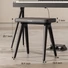 Kép 6/9 - Donner zongoraszék, tömör fa, S100 design, fekete